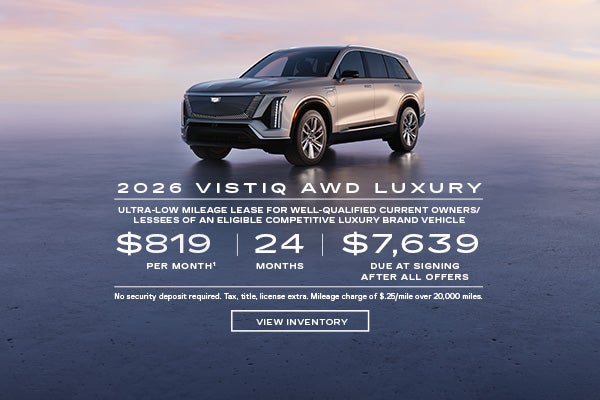 2026 VISTIQ AWD LUXURY. Ultra-low milege lease for well-qualified current owners/lessees of an el...